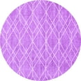 thumbnail image 1 of Ahgly Company Indoor Round Abstract Purple Contemporary Area Rugs, 3' Round, 1 of 4