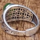 thumbnail image 5 of Guardurnaity Anillo de dedo ajustable Vintage de aleación, regalo de aplicaciones amplias para todos, anillo de dedo ajustable abierto Ropa, zapatos y accesorios Miscelánea, 5 of 6