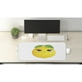 thumbnail image 2 of Lemons Computer Mouse Pad, Looking Simplistic Citrus Kawaii on Plain Background, Rectangle Non-Slip Rubber Mousepad Large, 31" x 12" Gaming Size, Lime Green Earth Yellow, by Ambesonne, 2 of 2