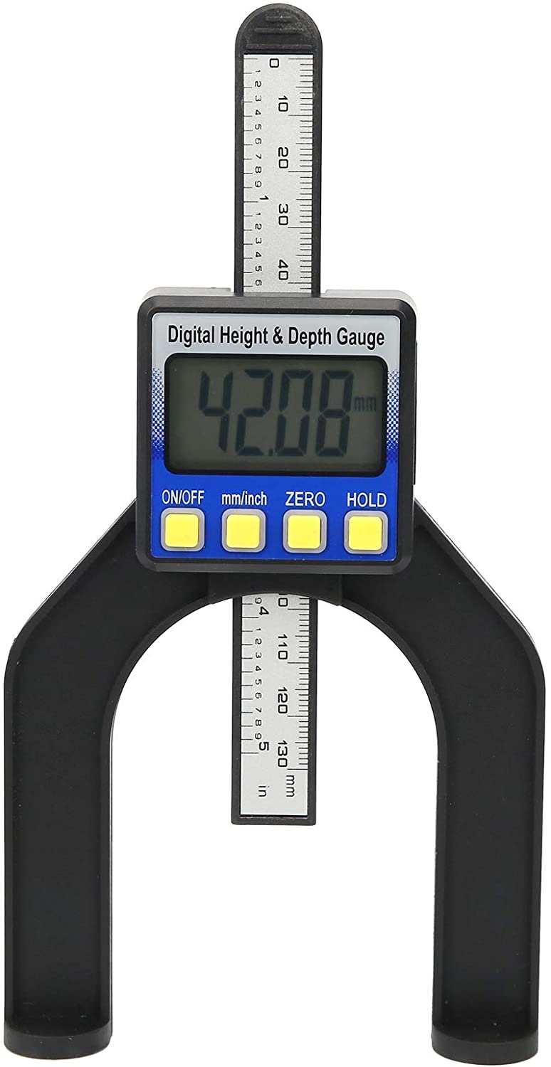 Digital Electronic Depth Gauge, Mini Height Gauge, 080mm, Height/Depth