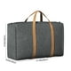 thumbnail image 3 of Bolsa de almacenamiento de gran capacidad con asas extendidas - Bolsa de tela gris de 75x50x25cm para ropa, mantas y colchas - Plegable, impermeable y cremallera resistente, 3 of 9