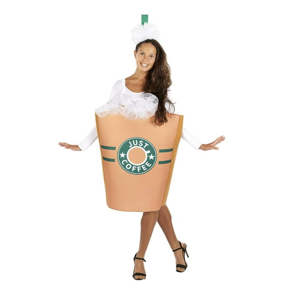 Disfraz Just Coffee para adulto con túnica y tocado | Talla única