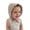 Gray, variant on Toddler Baby Bonnet Hat Ruffled Edge Breathable Cotton Adjustable Strap UV Protection Summer Sun Hat