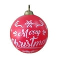 thumbnail image 1 of yuksok Inflatable Christmas Ball Balloon Inflatable Ornament for Tree Lawn New Year Letters, 1 of 9