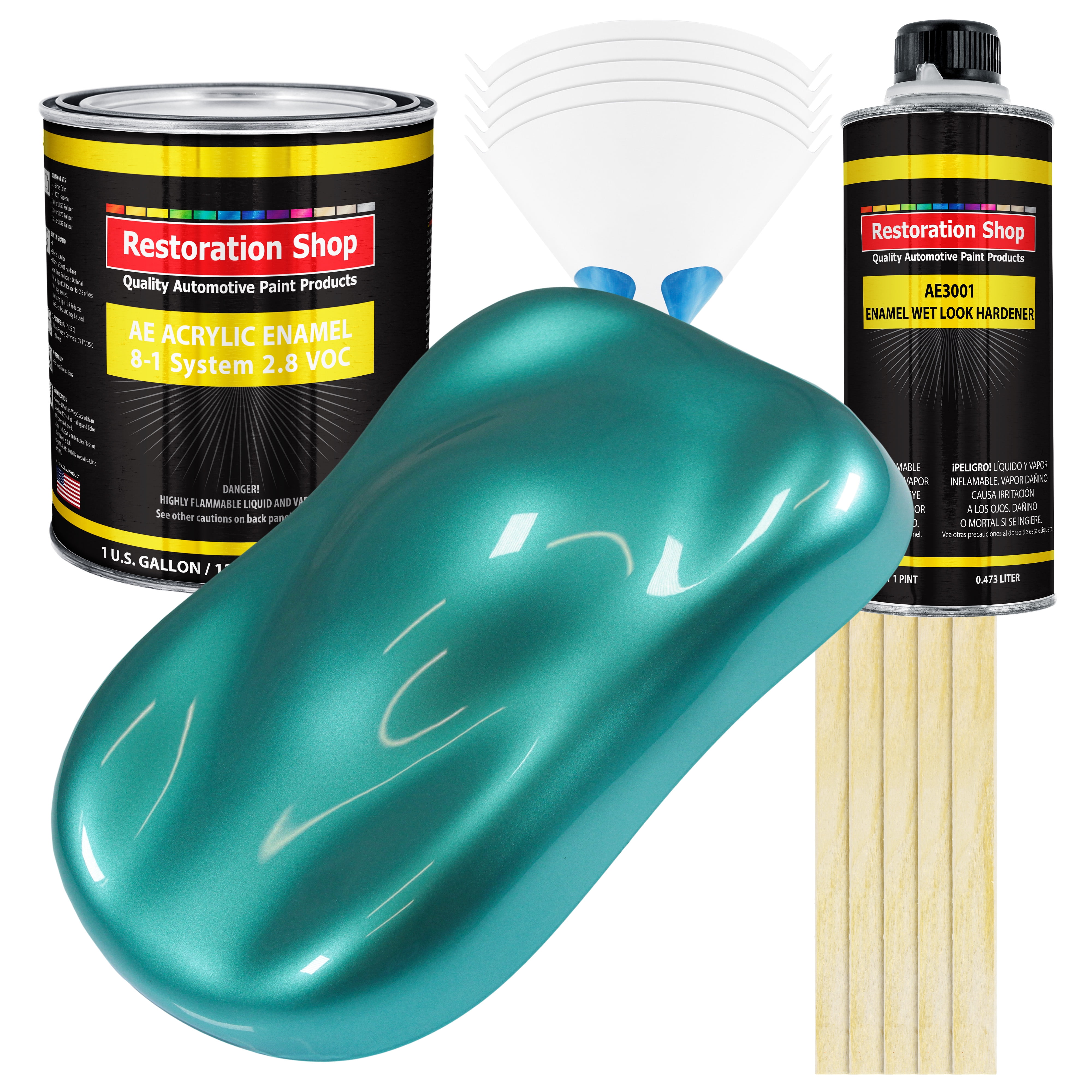 Restoration Shop Gulfstream Aqua Metallic Acrylic Enamel Auto Paint