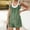 Army Green, variant on Joau Rompers for Women Summer Dressy Cotton Linen Buttons Sleeveless Spaghetti Strap Wide Leg Jumpsuits with Pockets Loose Casual Shorts Vacation Overalls