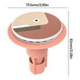 thumbnail image 2 of Xihbxyly Tapón de Desagüe, Filtro Antiolor, Núcleo de Drenaje Unidireccional, Material de Pvc Elástico Antideslizante, Evita La Entrada de Cuerpos Extraños, Solución Multiusos para Baño, Tamaño Perso, 2 of 2