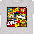 thumbnail image 4 of Inktastic My Nana Loves Me Boys or Girls Toddler T-Shirt, 4 of 5