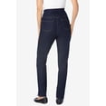 thumbnail image 2 of Woman Within Plus Size Petite Flex Slim-Leg Pull-On Gap-Free Stretch-Denim Jeans, 2 of 6