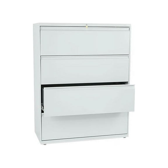 HON 4 Drawers Lateral Lockable Filing Cabinet, Gray