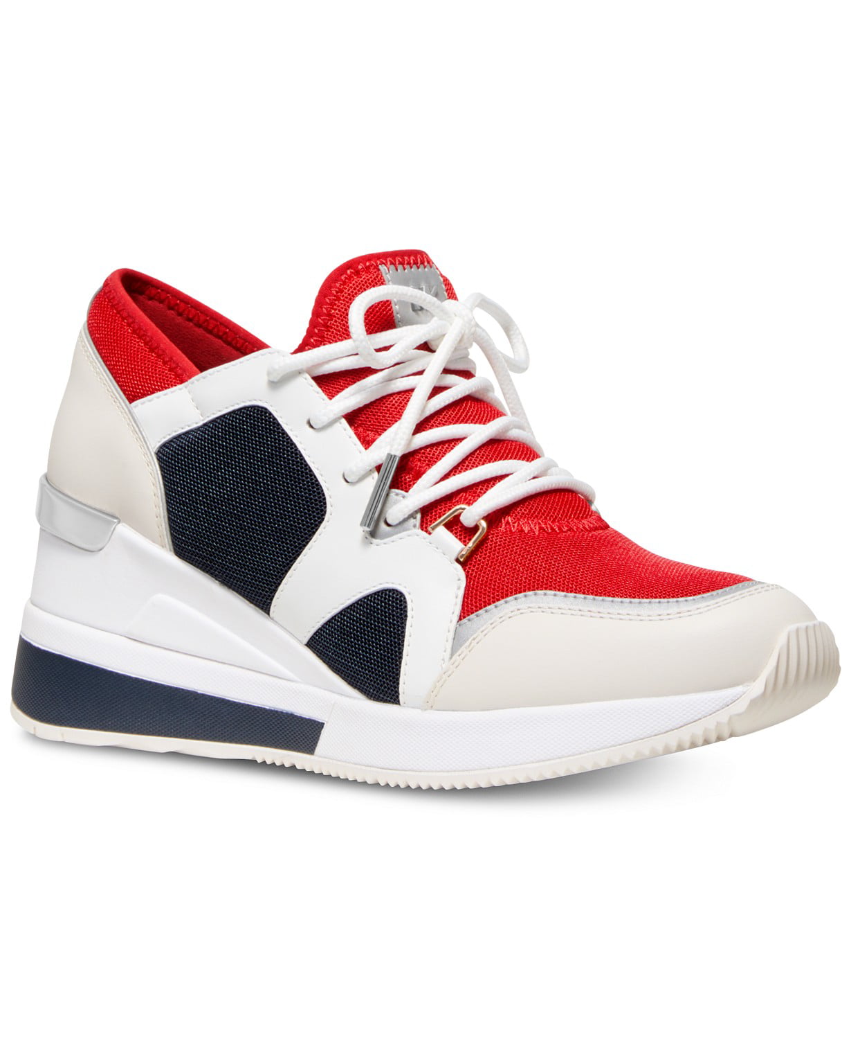 Michael Kors White And Red Sneakers Flash Sales, 51% OFF 