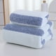 thumbnail image 1 of XmhyTop-A Juego de toallas de baño de 3 piezas de vellón coral, ultrasuaves y absorbentes, para el hogar, color azul, 1 of 5
