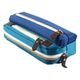 thumbnail image 1 of Guardoinrt Oxford Made Pencil Case - Durable And Waterproof Pen Bag With Multiple Layers Capacity Kawaii Light+Deep Blue 1Set, 1 of 6
