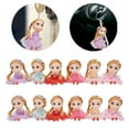 thumbnail image 1 of 12pcs, Cute Cartoon Keychain Cartoon Keyring 4.7in   for Room Keys, 1 of 7