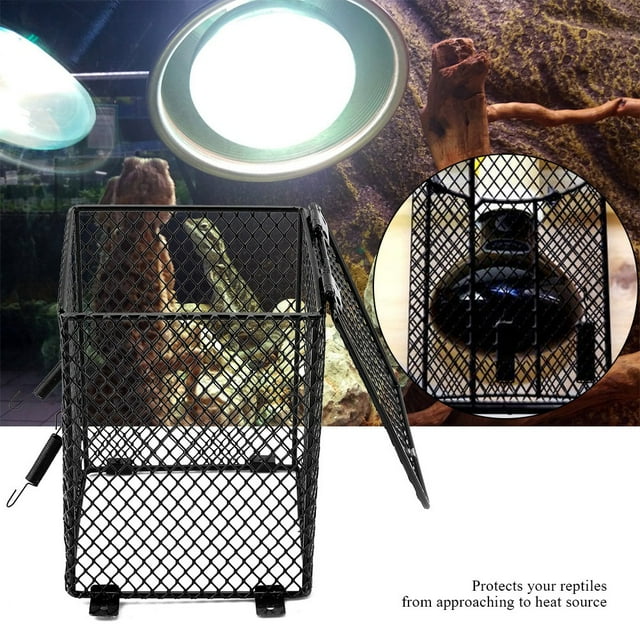 Reptile Anti-scald Lamp, Reptile Lampshade, 5.1x6.5 Cuboid For Day Lights Night Lights