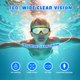thumbnail image 4 of Gafas de natación YLKJSWIM para niños de 3 a 15 años, antivaho y UV con tapones para los oídos, 2 unidades, 4 of 6