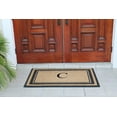 thumbnail image 6 of A1HC Natural Rubber & Coir Flocked Doormat, 30x48, Monogrammed Door Mat For Front Door, Anti-Shed Treated Durable Mats for Entrance, 6 of 7