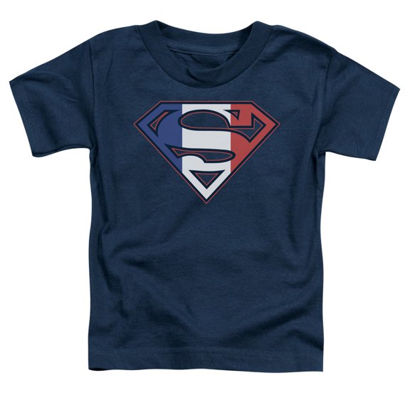 Superman - French Shield - Toddler Short Sleeve Shirt - 2T
