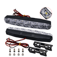 thumbnail image 2 of 6 LED Super Bright Daytime Running Lights Car Center Grille Decorative Lights for General Car Lights Modification, 2 of 7