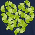 thumbnail image 3 of CafePress - Ginkgo Leaf Heart Dark T Shirt - Men's Classic Graphic Cotton T-Shirt, 3 of 4