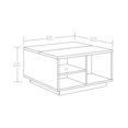 thumbnail image 2 of Pemberly Row Engineered Wood Lift Top Coffee Table in Ashen Oak, 2 of 17