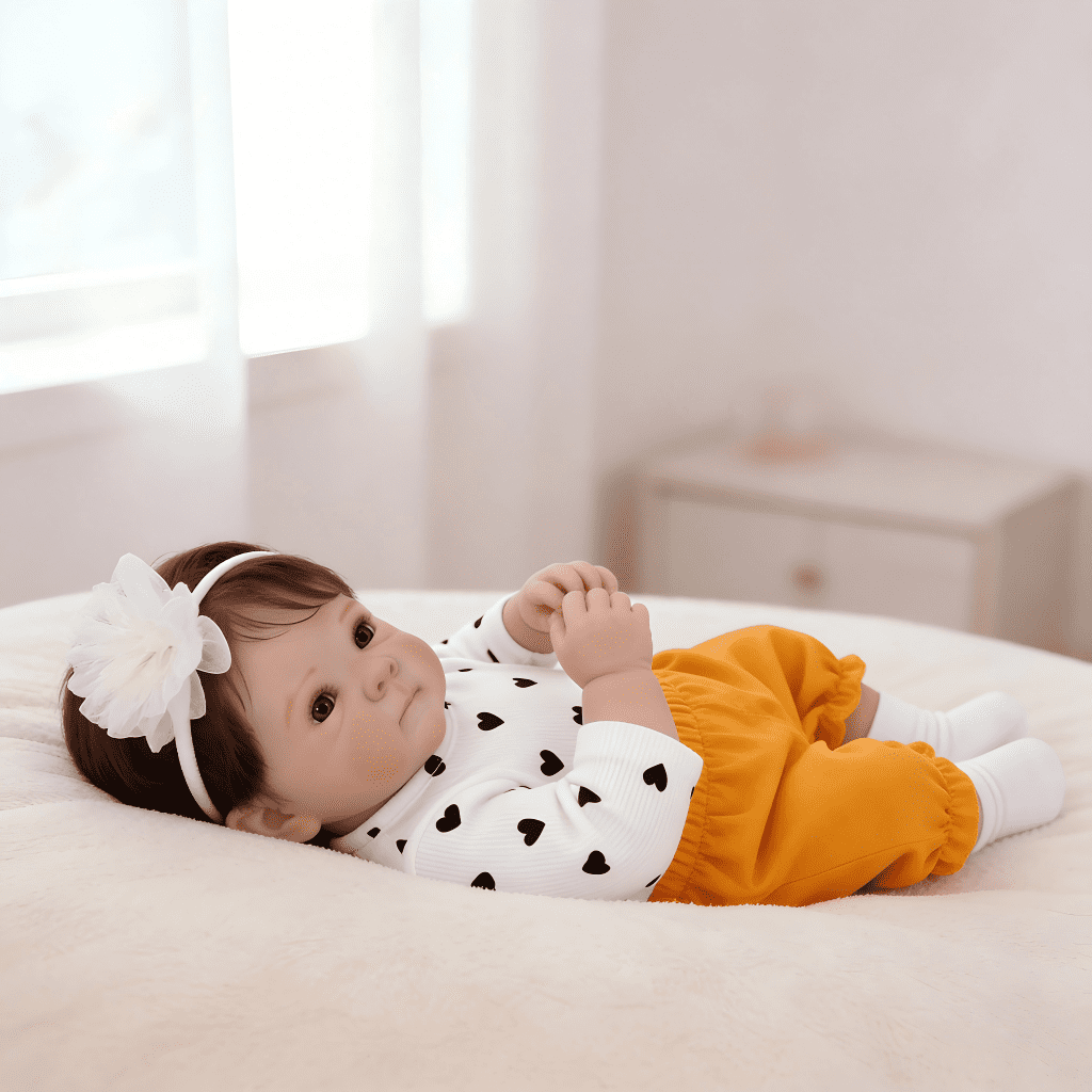 Dayoff Kids Lifelike Reborn Baby Dolls - 19 Inch Realistic Baby Doll (No Accessories) For Kids Age 3+