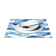 thumbnail image 3 of Rectangular Placemats of 4 Washable Table Mat Suitable for Dining Tables12x18 Inch Blue Watercolor Nautical Seamless Tile, 3 of 8