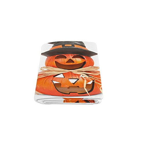 Rylablue Halloween Pumpkin Blankets Throws Blanket Indoor Outdoor Blanket Fleece Blankets 58x80 Inches