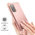 thumbnail image 4 of Dteck Case for Samsung Galaxy S20 FE (6.5-inch),Shockproof Rubber 3-Layer Protection Hybrid Hard Back Armor Galaxy S20 Fan Edition 5G Case Cover without Screen Protector,Rosegold, 4 of 6