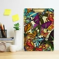 thumbnail image 6 of FMSHPON Colorful Butterfly Clipboard Hardboard Wood Nursing Clip Board and Pull for Standard A4 Letter 13x9 inches, 6 of 7