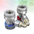 thumbnail image 4 of Adaptador de conector de acoplador manual de 2 piezas para manguera de carga de refrigerante de aire acondicionado de automóvil, 4 of 5