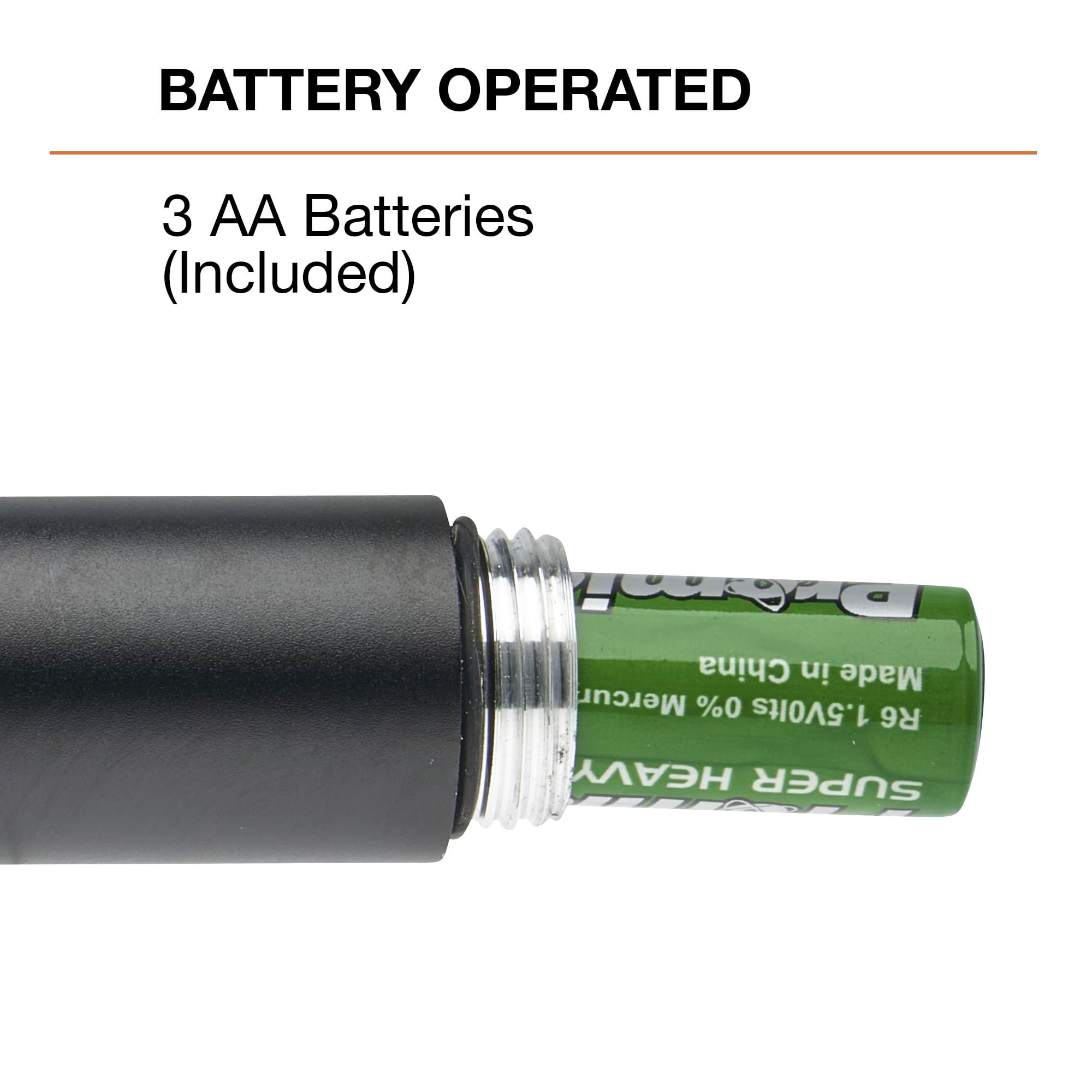 Ozark Trail LED Flashlight with UV Light, 400 Lumens, Aluminum, Black