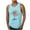 Blue, variant on IROINNID Round Neckline Tank Tops For Men Sleeveless Sports Fitness Sunset Sleeveless Tank Top T-Shirt Pullover Graphic Print Tops