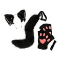 thumbnail image 2 of Juego de orejas y cola de gato Fernando Negro, 2 of 8