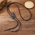 thumbnail image 5 of WINDLAND Bolo Tie for Men Western Cowboy Style Necktie with Alloy Butterfly Buckle Decorations Masquerade Costume Accessories, 5 of 15