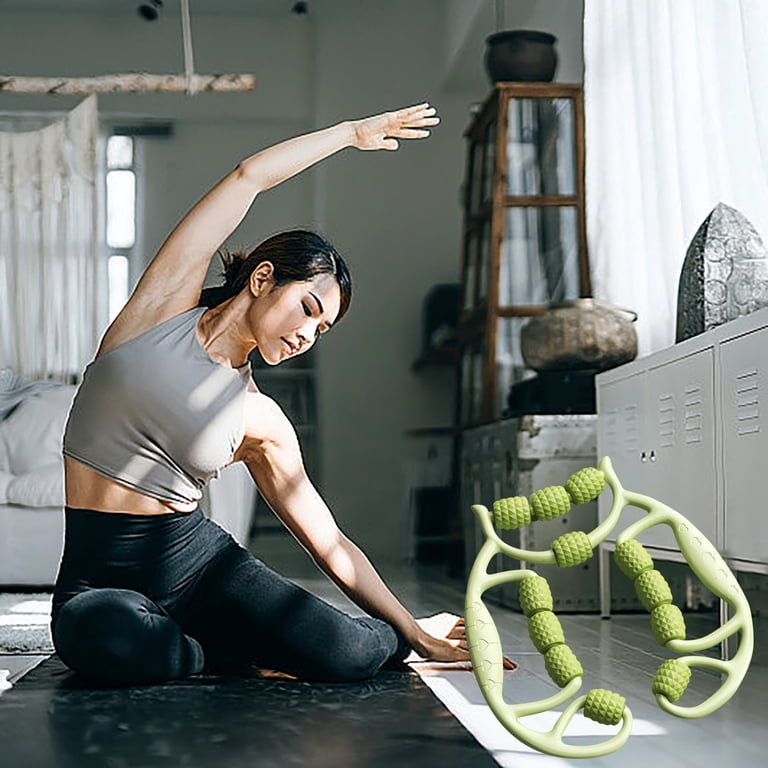 12-Wheel Massage Roller for Legs & Thighs - 360° Cellulite