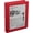 1" Red, variant on 3 Ring Binder 1 Inch with Clear Front Pocket - Premium PU Faux Leather Presentation Binder - Extra Storage Pockets for Office Supplies, Business Card Holder, and Pen/Pencil Loop (1 Inch, Blue)