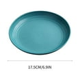 thumbnail image 3 of SLYNSHome Appetizer Plates,Mini Wheat Straw Plates Dessert Salad Plates,Reusable Plate,Easy to Clean BPA Free,Suitable Cake Dessert Salad Charcuterie Dipping Sauce,Dishwasher Safe, 3 of 4