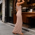thumbnail image 7 of WRKEKC Work Dresses for Women Solid Crew Neck Sleeveless Tank Straight Work Ankle Length Lightweight Comfort, 7 of 7
