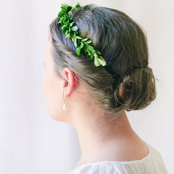 HONITANO 1 Set Green Vines For Diy Headbands And Coffee Store