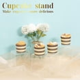 thumbnail image 4 of ihomecooker 8 Pack Clear Acrylic Riser Square Display Stand For Cupcakes, Arts and Crafts (4X4X4 INCH), 4 of 6