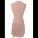 thumbnail image 4 of Vestido Mini Formal de Verano para Mujer, Informal, Sin Mangas, Elegante, con Botones, Ideal para Oficina Rosa S, 4 of 8
