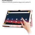 thumbnail image 5 of elitegadget Case for Onn 10.1 Inch Tablet (2024 Model) Gen 4 - Slim Lightweight Folio PU Leather Folding Stand Cover Case + 1 Random Stylus (Pink Marble), 5 of 6