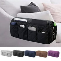 Luxtrada Sofa Chair Armrest Remote Control Storage Organizer Holder for Recliner Couch Armchair Caddy with 14 Pockets for TV Remotes, Book, Magazines, Ipad
