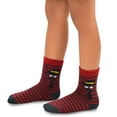 thumbnail image 7 of TeeHee Little Boys Cotton Fashion Crew Socks 6 Pair Pack for Boys, 7 of 7