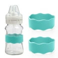 thumbnail image 2 of BNNG Personalized bottle collar Baby Bottle Labels For Daycare Water Bottle Name Bands Customized Engraved Silicone Baby Reusable Bottle Straps Labels For Cups, 2 of 6