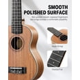 thumbnail image 2 of Ukelele Donner Concert DUC-200 de madera de caoba de 58 cm con kit, 2 of 7