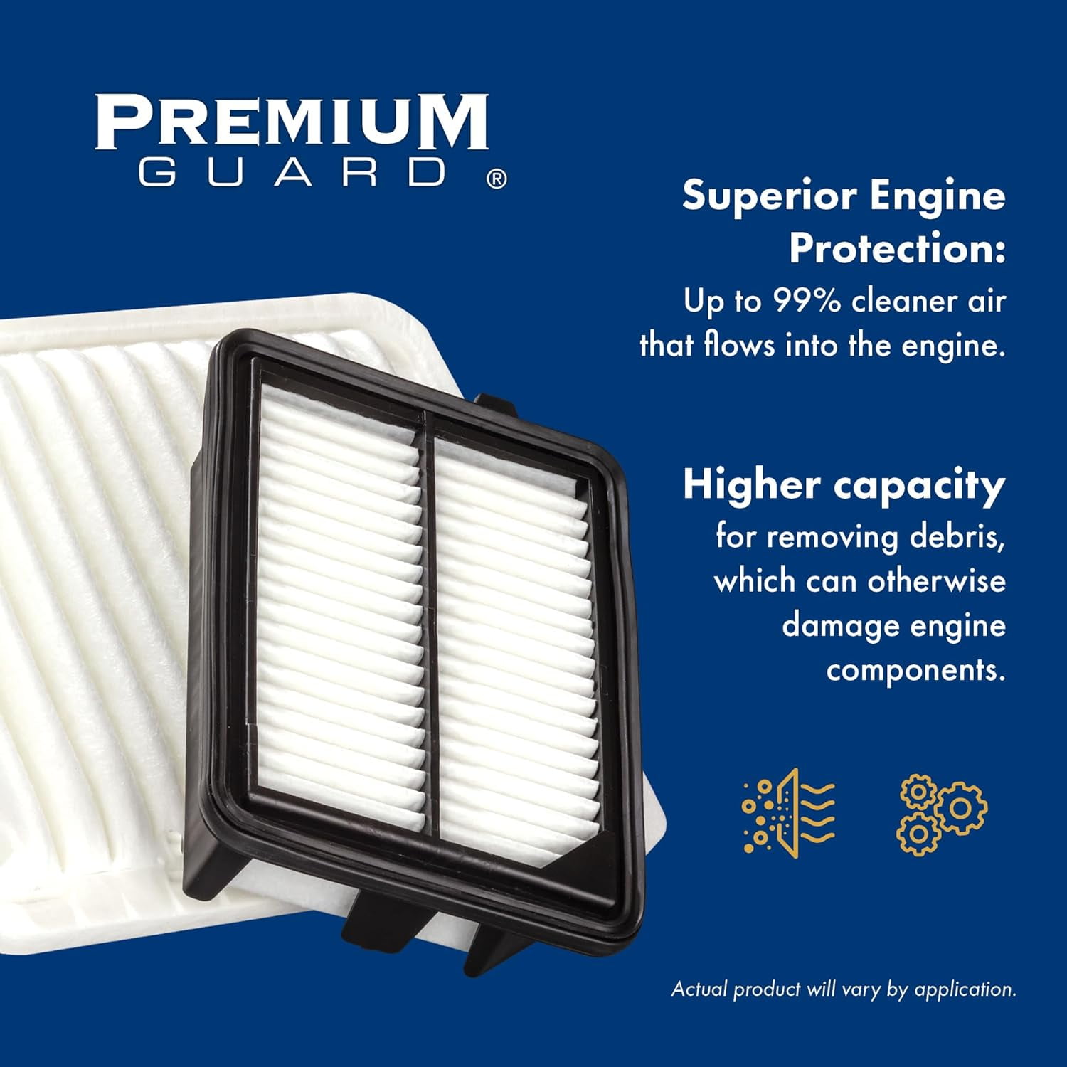 PG Engine Air Filter PA6055 | Fits 2009-2011 Hyundai Genesis
