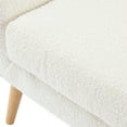 thumbnail image 4 of Elegant Button Tufted Accent Chair, Almond, 4 of 8