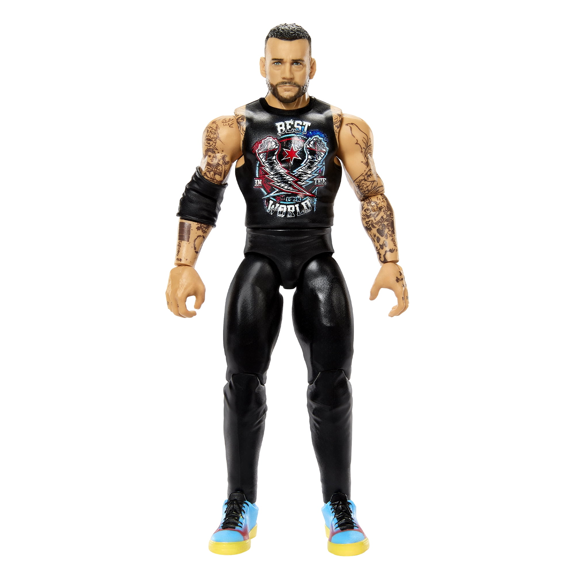 CM Punk - WWE Main Event Top Picks 2026 (Wave 3) Mattel WWE Toy Wrestling Action Figure